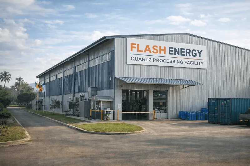 FLASH ENERGY processing facility at Embilipitiya